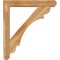 Ekena Millwork Olympic Craftsman Rough Sawn Bracket w/ Offset Brace, Western Red Cedar, 6"W x 34"D x 38"H BKT0604X34X38OLY04RWR - alternate 3